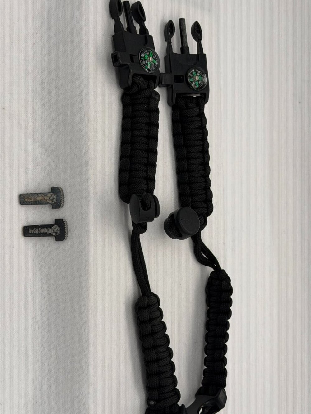 Paracord wristband.